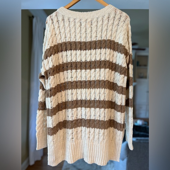 Pilcro Longline Stitch Sweater - Picture 3 of 6